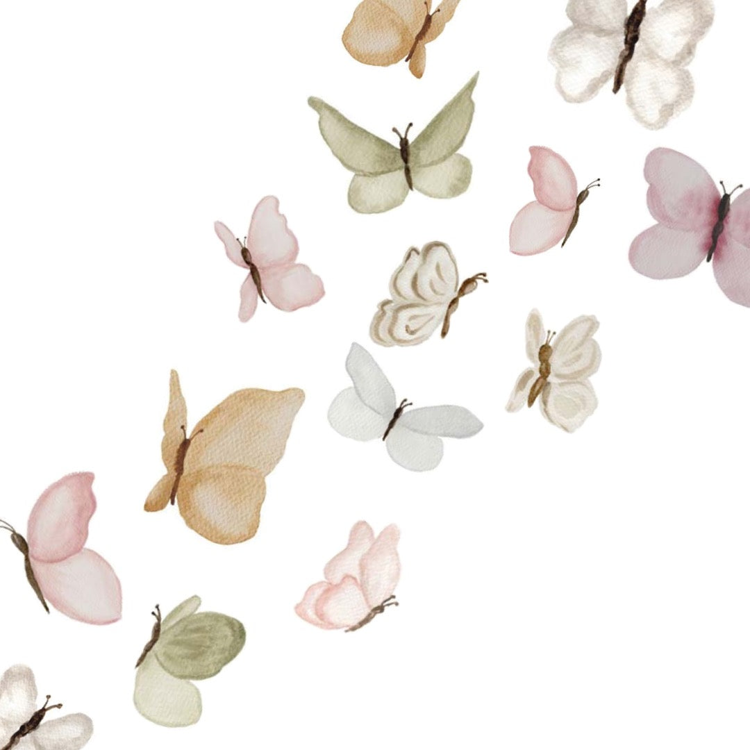 Large Butterflies Wall Decals