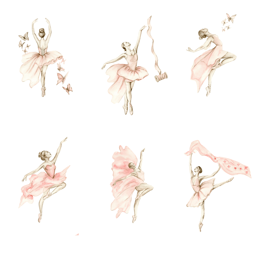 Ballerina Wall Decals