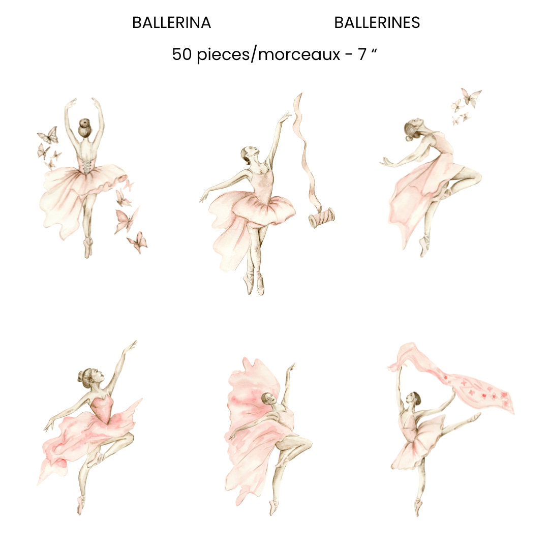 Ballerina Wall Decals