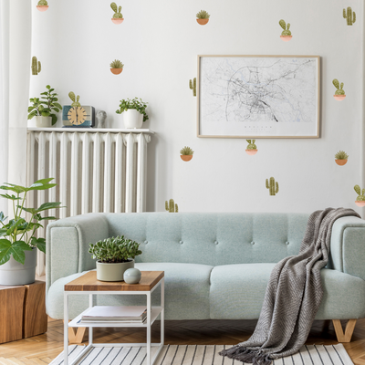 Cactus and Plants Wall Decals