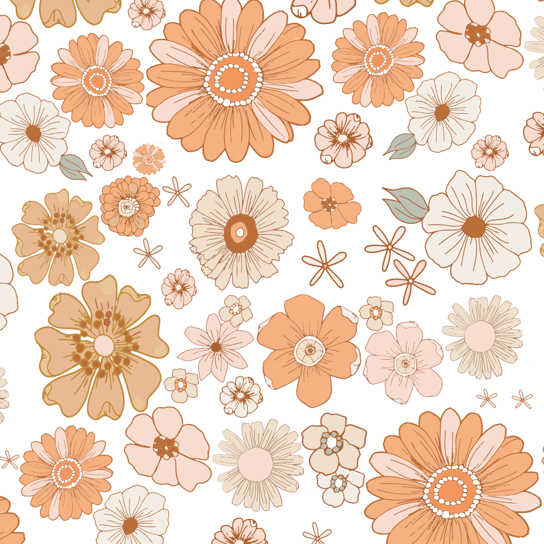 Big Flowers Wall Decals
