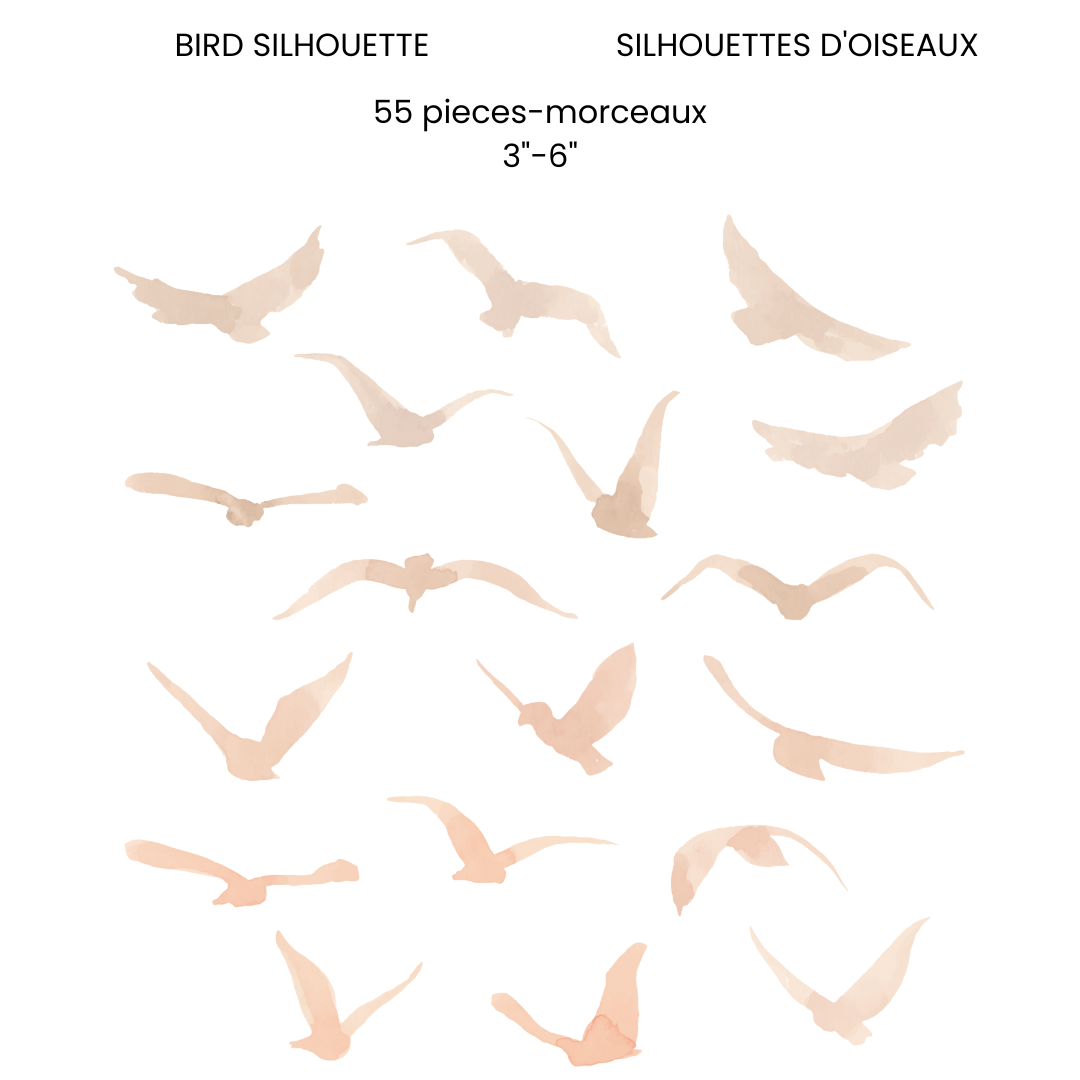 Bird Silhouette Wall Decals