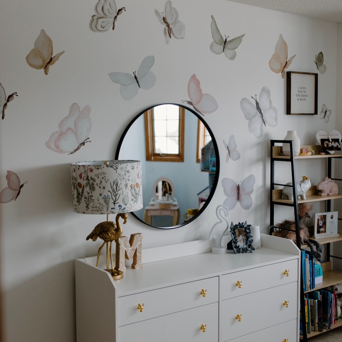 Large Butterflies Wall Decals