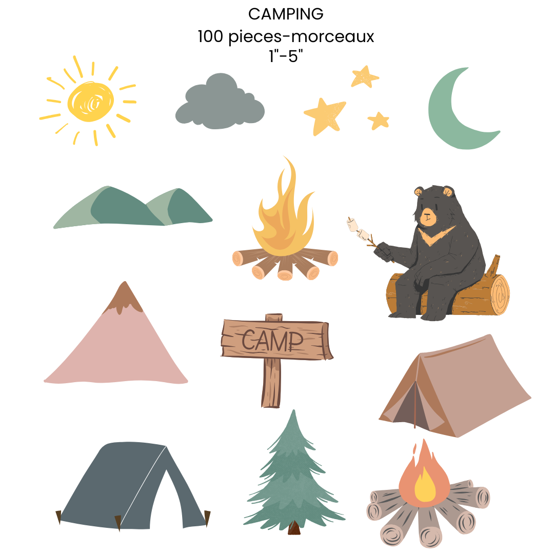 Camping Wall Decals