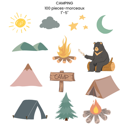 Camping Wall Decals