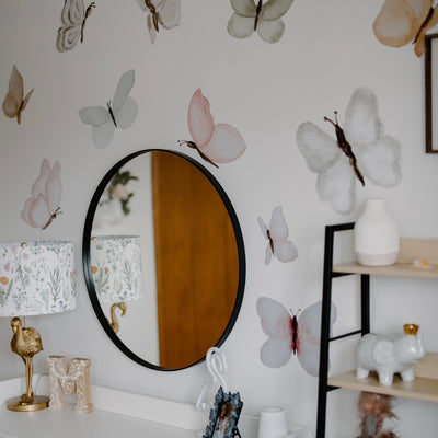 Large Butterflies Wall Decals