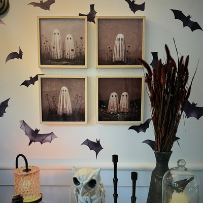 Watercolour Bats