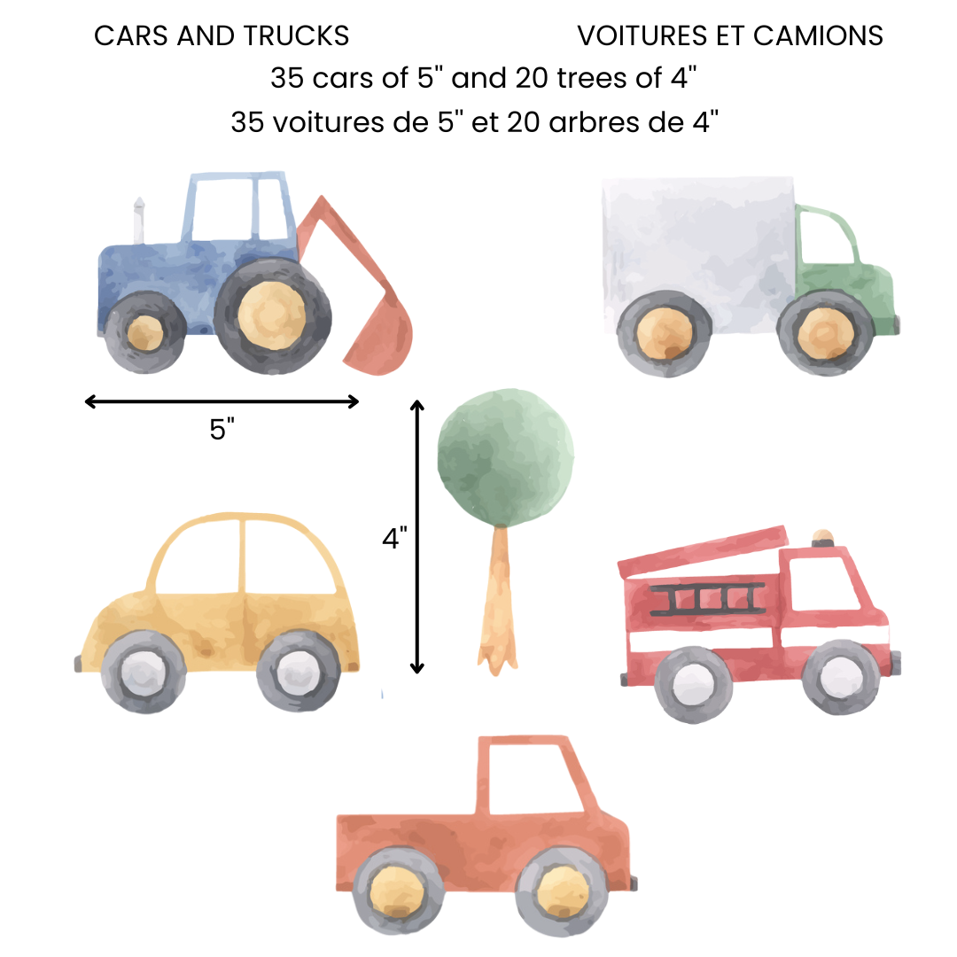 Car and Truck Wall Decals