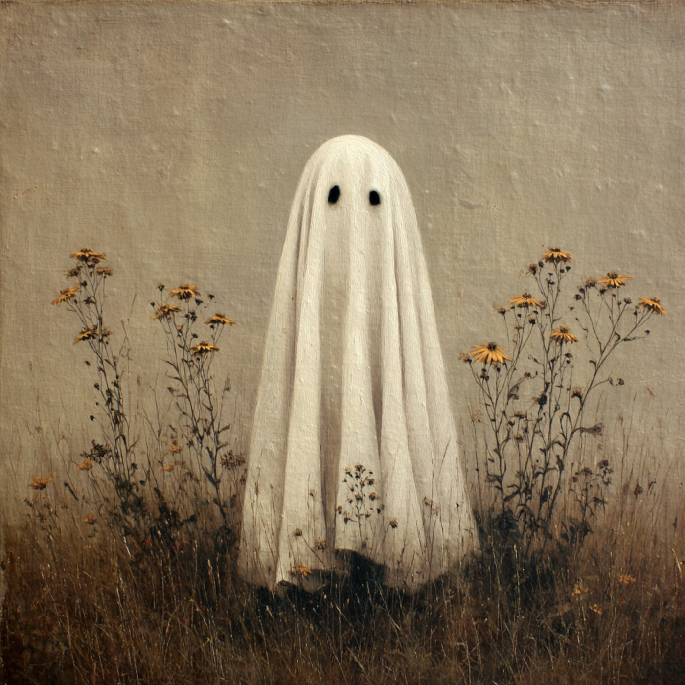 Halloween Vintage Ghost Wall Decals