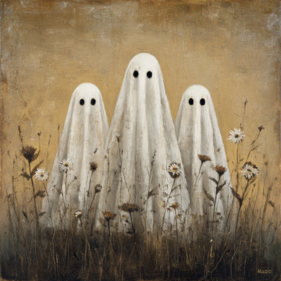 Halloween Vintage Ghost Wall Decals