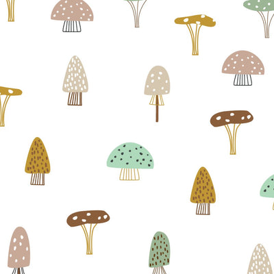 Boho Mushrooms Wall Decals