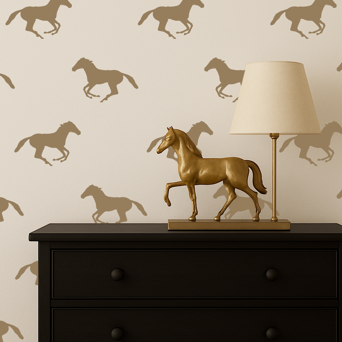 Horse silhouette wall decals