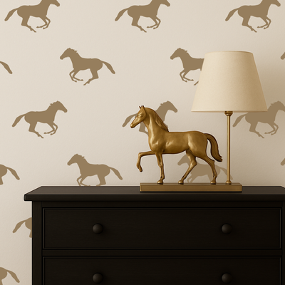 Horse silhouette wall decals